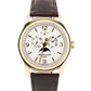 Patek Philippe Annual Calendar 18k Yellow Gold WHITE Leather 39mm 5146J Watch