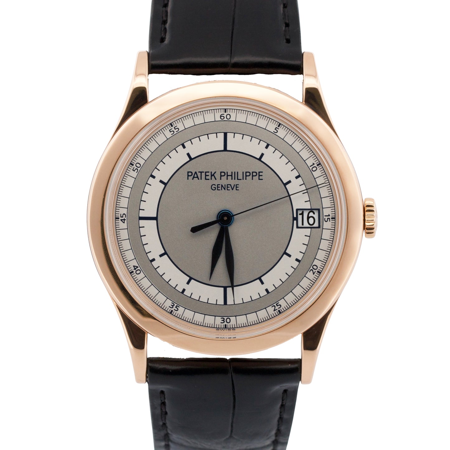 Patek Philippe Calatrava 18K Rose Gold SECTOR DIAL 38mm Manual 5296R Watch