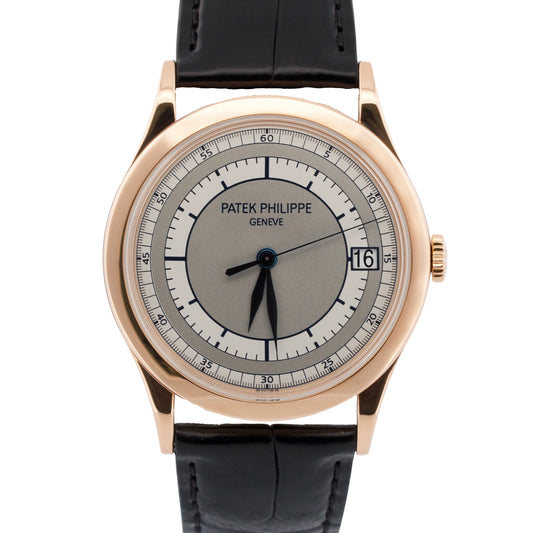 Patek Philippe Calatrava 18K Rose Gold SECTOR DIAL 38mm Manual 5296R Watch