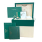2018 PAPERS Rolex Air-King 40mm Green Black Stainless Automatic 116900 Watch BOX