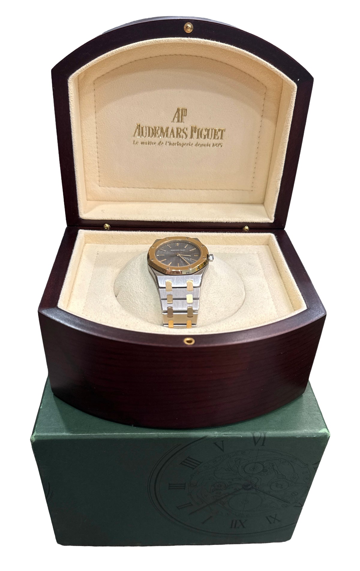 Audemars Piguet Royal Oak 56023SA.OO.0477SA.01 18K Gold Steel Quartz 36mm Box