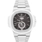 2018 PAPERS Patek Philippe Nautilus Moonphase GRAY Steel 40.5mm 5726/1A BOX