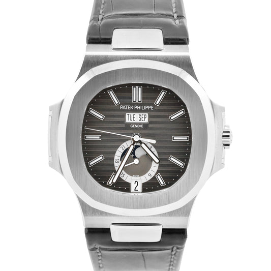 NEW 2025 PAPERS Patek Philippe Nautilus Moonphase Steel 40.5mm 5726A-001 BOX