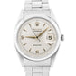 VINTAGE Rolex Oysterdate Precision PATINA SILVER Stainless Steel 34mm Watch 6494
