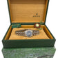 1996 Rolex Oyster Perpetual 24mm BLUE Stainless Steel 18K Gold JUBILEE 67194 BOX