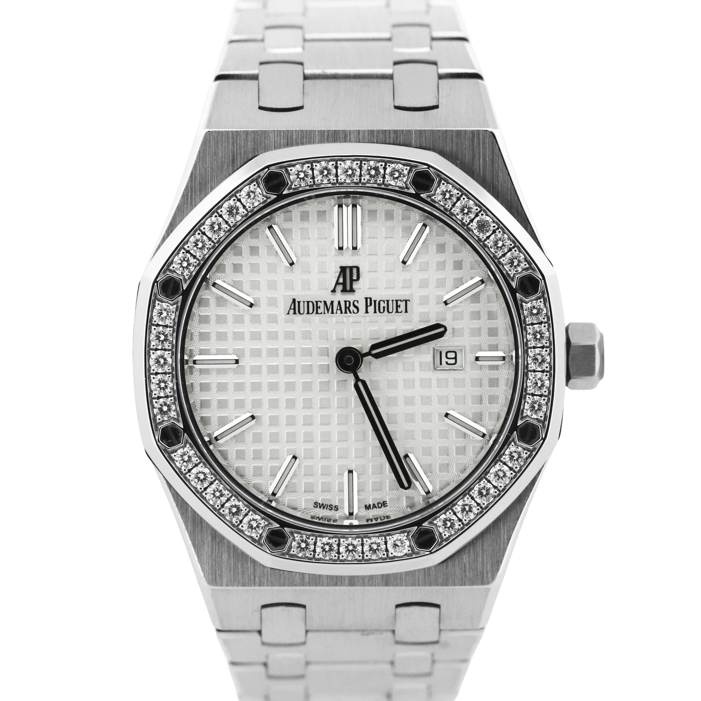 Audemars Piguet Royal Oak SILVER DIAMOND Steel Quartz 33mm 67651ST.ZZ.1261ST.01
