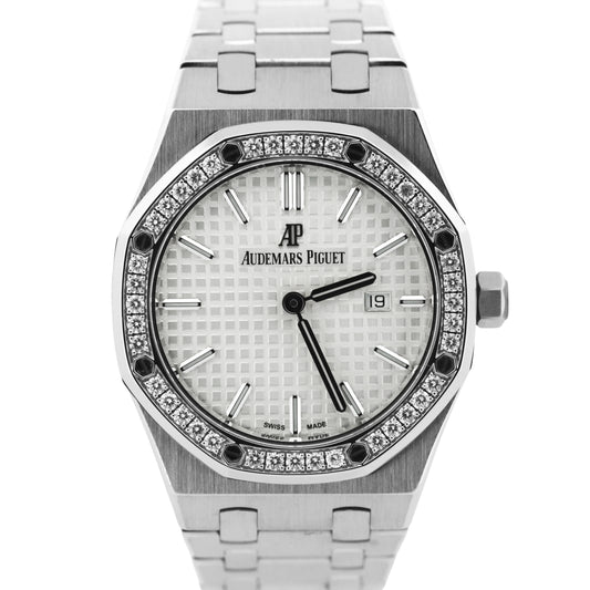 Audemars Piguet Royal Oak SILVER DIAMOND Steel Quartz 33mm 67651ST.ZZ.1261ST.01