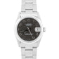 1996 Ladies Rolex DateJust BLACK ARABIC JUBILEE 31mm No-Holes Steel Watch 68240