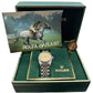 Rolex DateJust 68274 Silver Tapestry Midsize 18K Steel Jubilee 31mm Watch Box