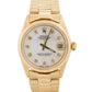 1973 Rolex DateJust Midsize 6827 President MOP Diamond 18K Yellow Gold 31mm
