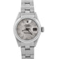 1984 Ladies Rolex Date 69160 Mother Of Pearl Diamond 26mm Steel Oyster Watch