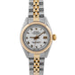 PAPERS Rolex DateJust 26mm WHITE ROMAN Two-Tone 18K JUBILEE Steel 69163 BOX