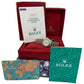 1994 PAPERS Rolex DateJust 26mm WHITE ROMAN 18K Gold Steel JUBILEE 69173 BOX
