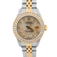 Ladies Rolex DateJust 69173 26mm Mother of Pearl Diamond 18K Steel Jubilee Watch