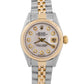 VINTAGE 1984 Ladies Rolex DateJust 26mm MOP DIAMOND 18K Gold Steel JUBILEE 69173