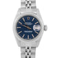 Ladies Rolex DateJust 26mm BLUE 18K White Gold Stainless Steel JUBILEE 69174