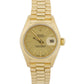 PAPERS Ladies Rolex DateJust President 26mm CHAMPAGNE 18K Yellow Gold 69178 BOX