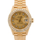 Rolex DateJust President 69278 Champagne Diamond Bark 26mm 18K Yellow Gold Watch