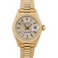 1986 Ladies Rolex DateJust President 26mm SILVER 18K Yellow Gold Watch 69178