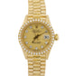 Rolex DateJust President 26mm CHAMPAGNE DIAMOND 18K Yellow Gold BARK 6917 Watch
