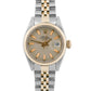 1981 Ladies Rolex Date 6917 26mm Silver Steel 18K Gold Jubilee Box Papers