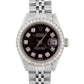 VINTAGE 1974 Rolex DateJust PURPLE DIAMOND Stainless Steel JUBILEE 26mm 6917