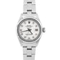 VINTAGE Ladies Rolex Oyster Perpetual Date WHITE DIAMOND 26mm Engine-Turned 6919