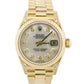 Ladies Rolex DateJust President 26mm MOP DIAMOND 18K Yellow Gold Fluted 69238