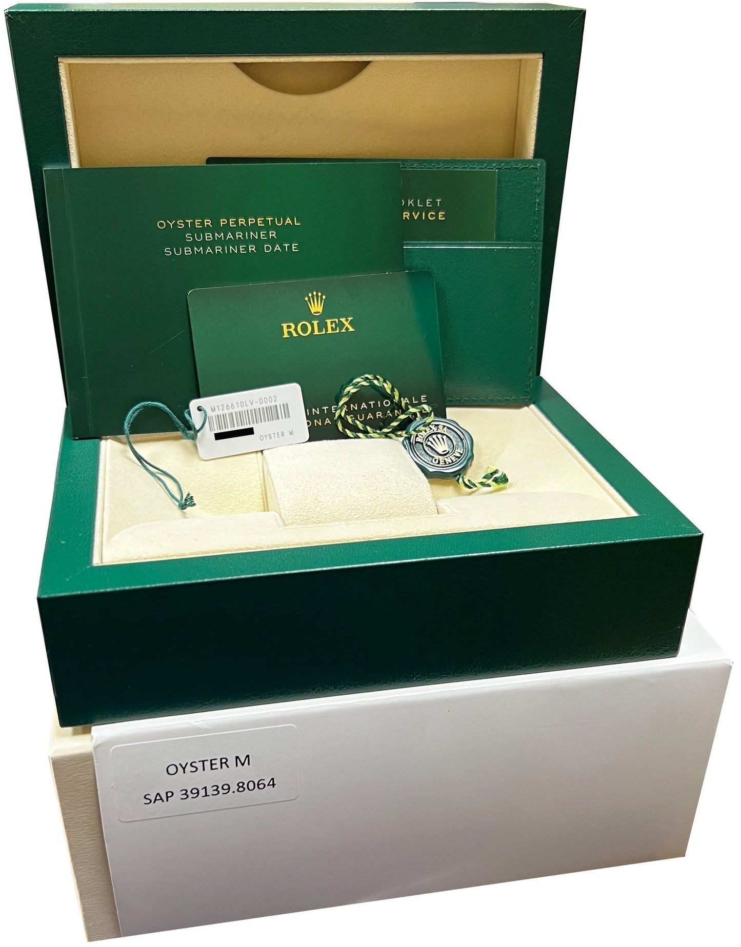 NEW AUG 2023 PAPERS Rolex Submariner 41mm Date GREEN KERMIT Watch 126610 LV B+P