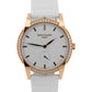 Ladies Patek Philippe Calatrava 7122/200R White Diamond 18K Rose Gold 33mm Watch