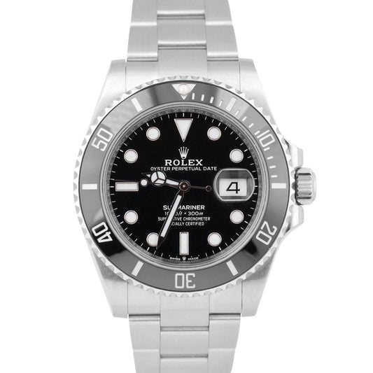 NEW UNWORN Rolex Submariner 41mm PAPERS Date Stainless Steel Watch 126610 LN BOX