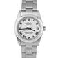 Ladies Rolex DateJust PAPERS White Roman 31mm Stainless Oyster Watch 78240 B+P