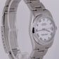 Ladies Rolex DateJust PAPERS White Roman 31mm Stainless Oyster Watch 78240 B+P