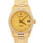 PAPERS Rolex DateJust President 31mm CHAMPAGNE JUBILEE DIAMOND 18K 78288 BOX