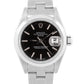 MINT PAPERS Ladies Rolex Oyster Perpetual Date 26mm BLACK Stainless 79160 BOX
