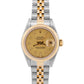 PAPERS Ladies Rolex DateJust CHAMPAGNE 18K Gold Steel JUBILEE 26mm 79173 BOX