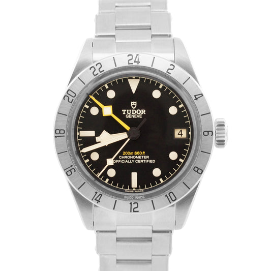 2023 PAPERS Tudor Black Bay Pro 39mm GMT Stainless Steel Rubber 79470 Watch BOX