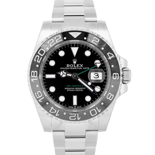 NEW APRIL 2025 PAPERS Rolex GMT-Master II BRUCE WAYNE Ceramic 126710 GRNR BOX