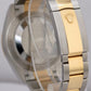 MINT Rolex DateJust 41 Champagne Two-Tone 18K Yellow Gold Stainless 41mm 126333