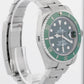 PAPERS NEW OLD STOCK STICKERED Rolex Submariner Date HULK Green 116610 LV BOX