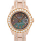 Ladies Rolex DateJust Pearlmaster 18k Rose Gold DIAMOND MOP 29mm 80315 Watch BOX