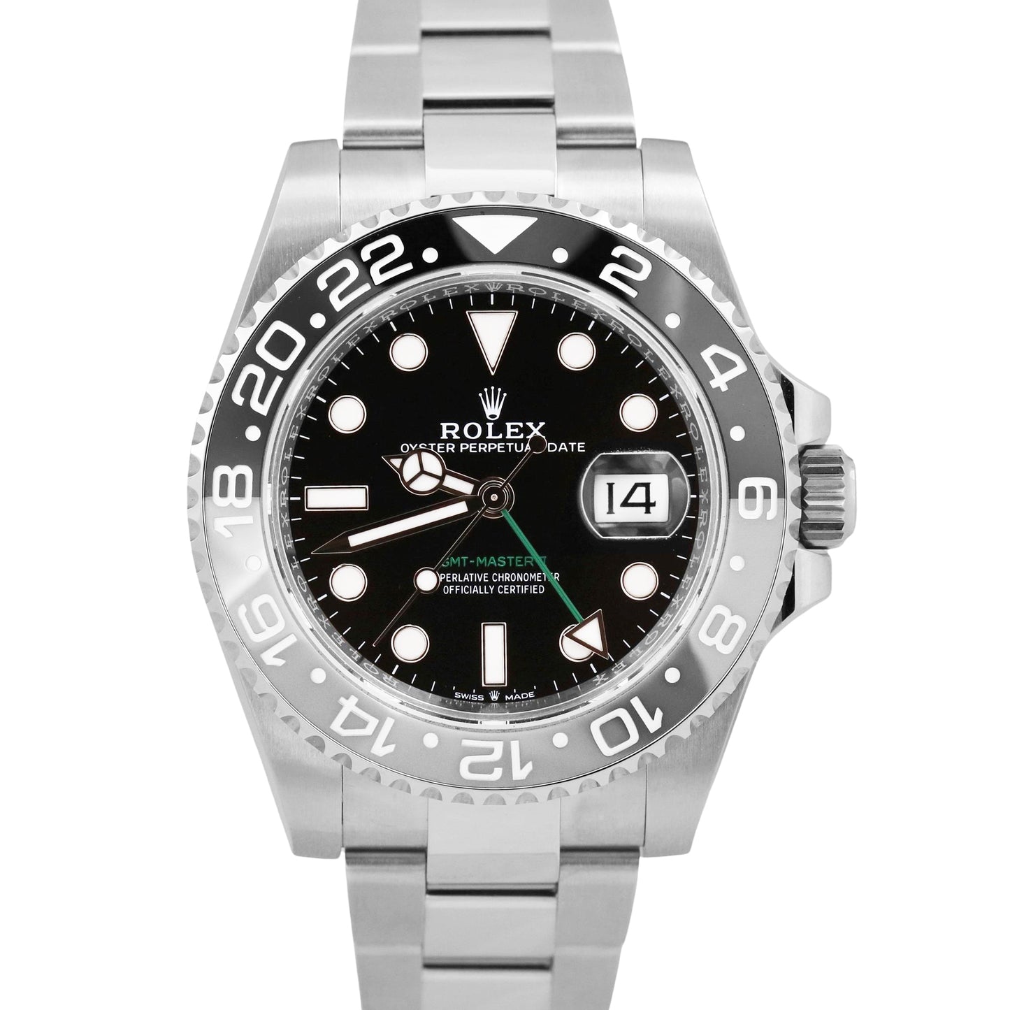 BRAND NEW 2026 PAPERS Rolex GMT-Master II BRUCE WAYNE Oyster 126710 GRNR Watch