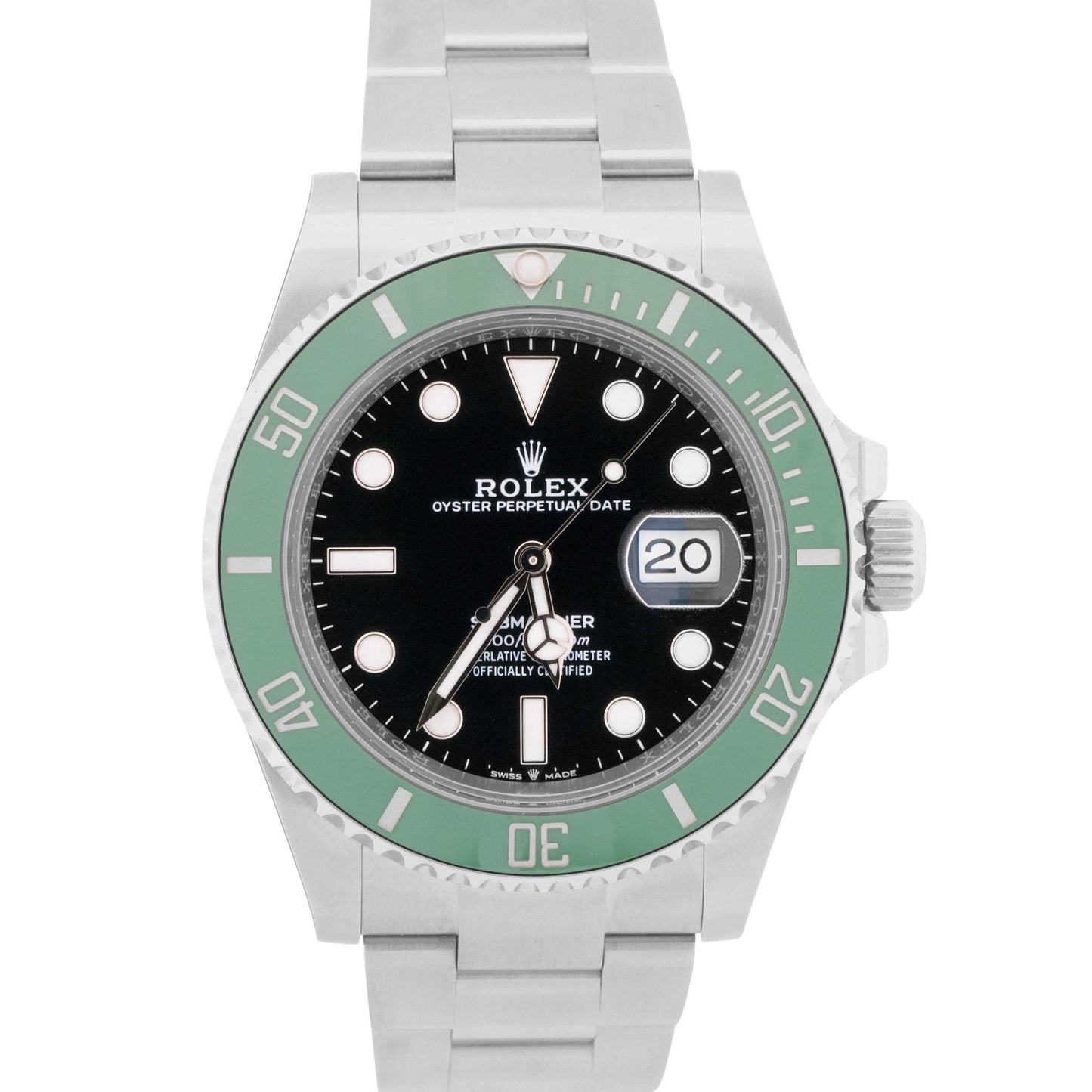 NEW 2025 PAPERS Rolex Submariner 41mm Date GREEN KERMIT Watch 126610 LV BOX