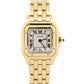 Ladies Cartier Panthere Small WHITE ROMAN 18K Yellow Gold 22mm Quartz 866911 BOX