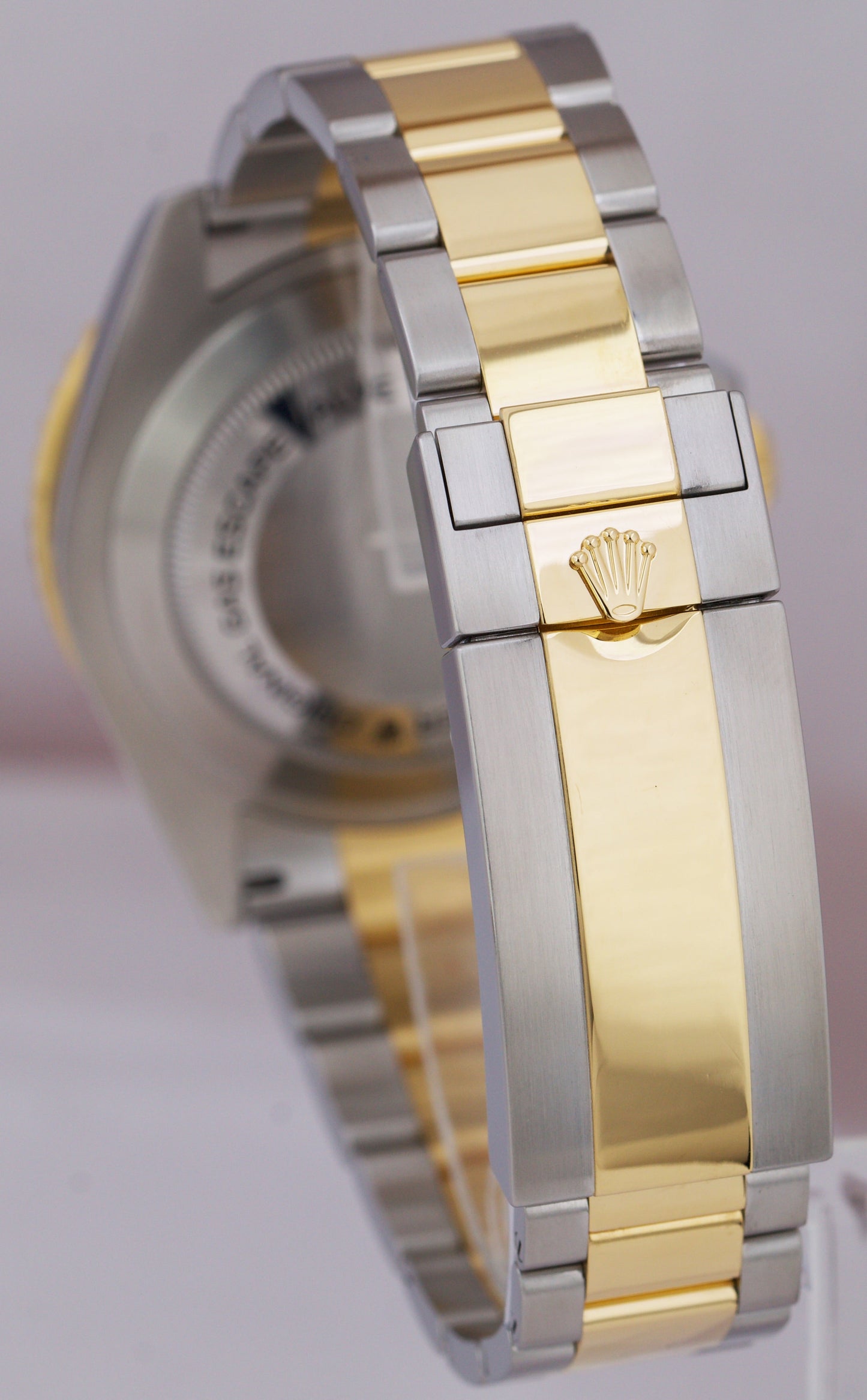 Rolex Sea-Dweller 43mm BLACK Two-Tone 18K Yellow Gold Steel Watch 126603 BOX