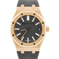 PAPERS Audemars Piguet Royal Oak BLACK 41mm 18K 15510OR 50th Anniversary BOX