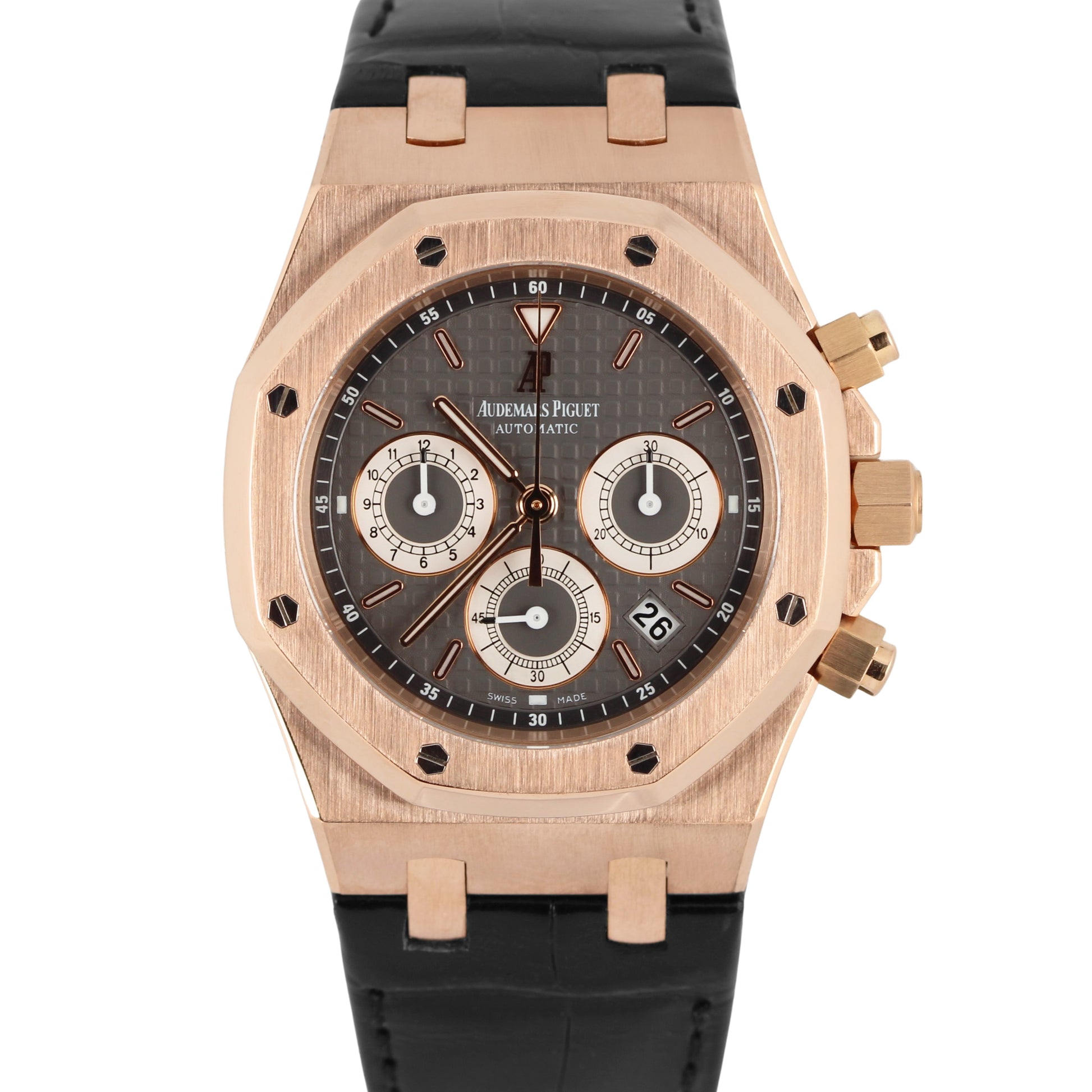 Audemar Piguet, Audemars, AP, Royal Oak, Audemars Piguet Royal Oak, Royal Oak Chronograph, Audemars Piguet Royal Oak Chronograph, 26022OR.OO.D098CR.02, Audemars Piguet 26022OR.OO.D098CR.02, Audemars Piguet 26022OR, 26022OR, Grey Audemras Piguet, Gray Audemars Piguet