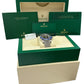 2021 PAPERS Rolex GMT-Master II BATGIRL Blue 40mm JUBILEE Steel 126710 BLNR BOX