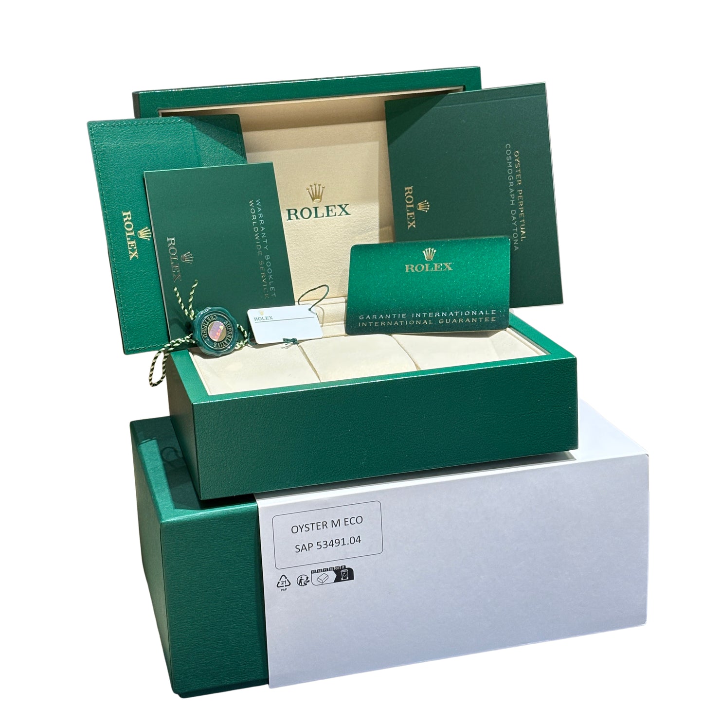 NEW NOVEMBER 2025 PAPERS Rolex Daytona Cosmograph PANDA 126500 White Watch BOX