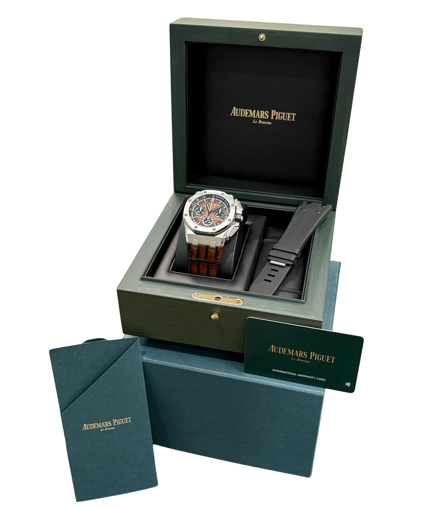 2025 PAPERS Audemars Piguet Royal Oak Offshore 43mm 26420ST.OO.A828CR.01 BOX